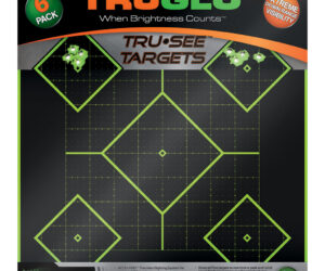 TruGlo TruSee Splatter 5-Diamond Target Green 12x12 6 pk.