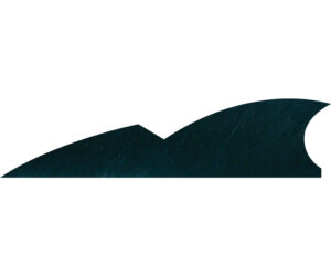 Gateway Batwing Feathers Black 2 in. LW 50 pk.