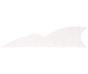 Gateway Batwing Feathers Flo White 2 in. LW 50 pk.