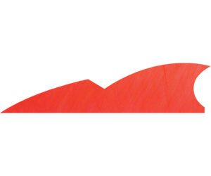 Gateway Batwing Feathers Rose Red 2 in. RW 50 pk.