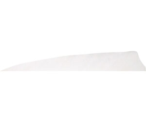 Gateway Shield Cut Feathers Flo White 4 in. LW 50 pk.