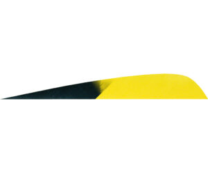 Gateway Parabolic Feathers Kuru Flo Yellow 4 in. RW 50 pk.