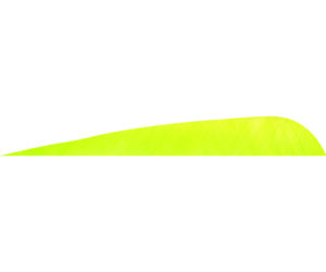Gateway Parabolic Feathers Lemon Lime 4 in. RW 50 pk.