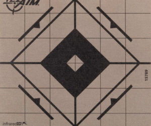 Ez Aim Adhesive Thermal Sight Grid Target 6in