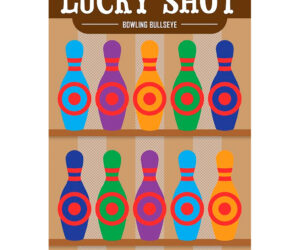 Birchwood Casey Dirty Bird Lucky Shot Bowling Pins 12x18" 6pk