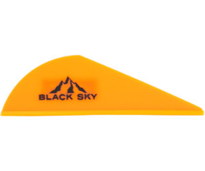 Bohning Black Sky Vane 2 in. Neon Orange 36 pk.