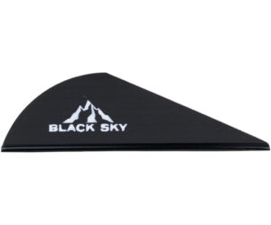 Bohning Black Sky Vane 2 in. Black 36 pk.