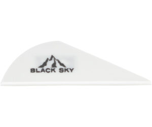 Bohning Black Sky Vane 2 in. White 100 pk.