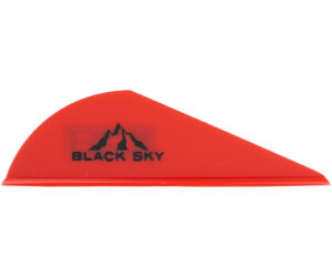 Bohning Black Sky Vane 2 in. Red 100 pk.
