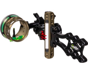 Axcel LANDSLYDE Slider Tactical Bowhunting Sight AVX-41 Scope 1 Pin .029 Green Fiber