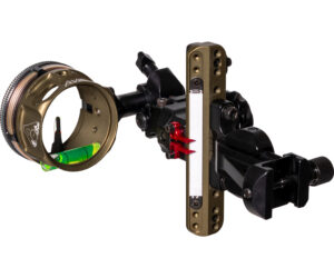 Axcel LANDSLYDE Picatinny Slider Sight Tac. BH AVX-41 Ranger DBL Pin .010 Gr./Red Fiber
