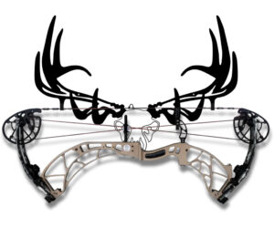 Raxx Bow Hanger Elk Skull Crossbow