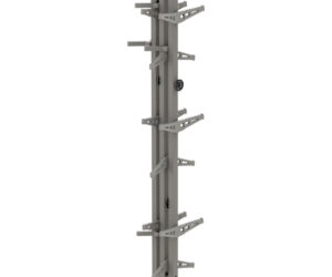 Novix Raider Climbing Stick Classic Gray 12 ft.