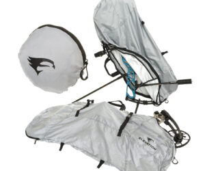 Elevation Packable Bow Cover Grey 39 in.