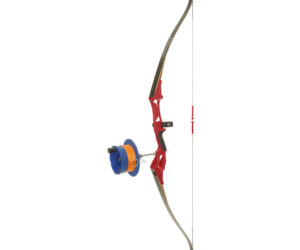 Fin Finder Bank Runner Recurve Package Red with Sidewinder Reel RH
