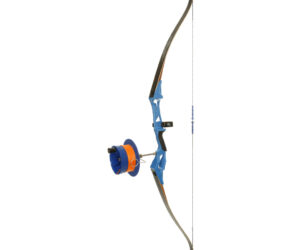 Fin Finder Bank Runner Recurve Package Blue with Sidewinder Reel RH