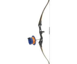 Fin Finder Bank Runner Recurve Package Black with Sidewinder Reel RH