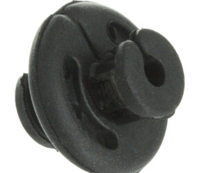 October Mountain Quick Crimp Kisser Button Black 100pk.