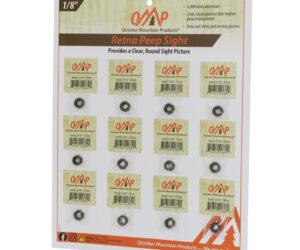 October Mountain Retna Peep Sight OD Green 1/8 in. 12 pk.
