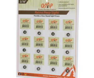 October Mountain Retna Peep Sight OD Green 3/16 in. 12 pk.