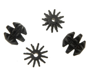 October Mountain Blackberry String Silencer Black 4 pk.