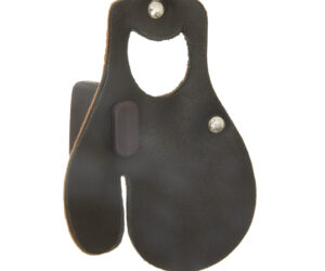 October Mountain Leather Tab Black Medium LH