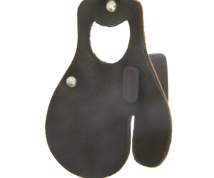 October Mountain Leather Tab Black Medium RH