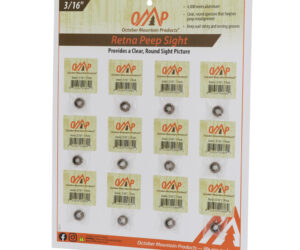 October Mountain Retna Peep Sight Tan 3/16 in. 12 pk.