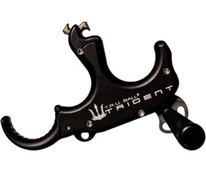 Tru Ball TruTrident Flex Release 3 Finger Adjustable Aluminum Black Large