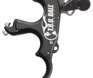 Tru Ball Trident Flex Release 3 Finger Aluminum Black Medium