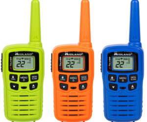 Midland X-Talker T10 Two Way Radio Multi Color 3 pk.