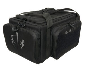 BlackHeart Impulse Range Bag with Ammo Carrier & Pistol Sleeve Black