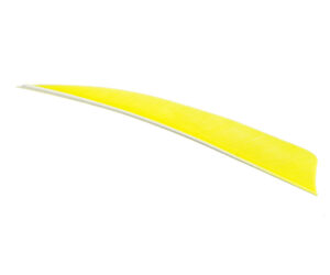 Trueflight Shield Cut Feathers Chartreuse 5 in. RW 100 pk.