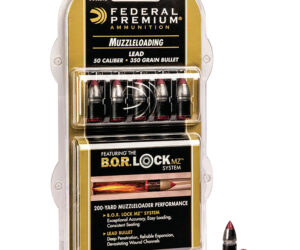 Federal Muzzleloader Bullets 50 Cal. 350 gr. Lead Bullet 15 rd.