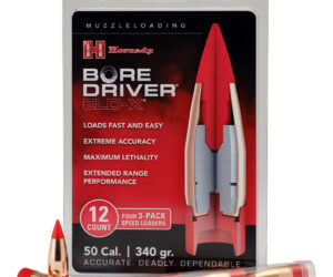 Hornady Bore Driver Muzzleloader Bullet 50 cal. 340 gr. Bore Driver ELD-X 12 rd.