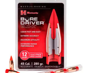 Hornady Bore Driver Muzzleloader Bullet 45 cal. 280 gr. Bore Driver ELD-X 12 rd.