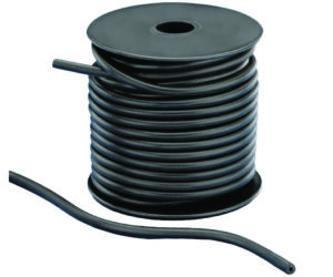 Pine Ridge Silicone Peep Tubing Black 50 ft.