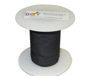 BCY 24 D-Loop Material Black 100 ft.