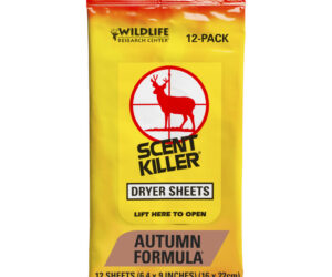 Wildlife Research Scent Killer Dryer Sheets Autumn 12 pk.