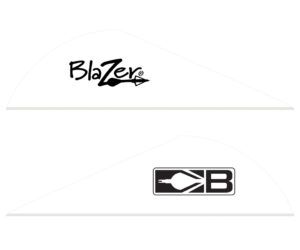 Bohning Blazer Vanes White 1000 pk.