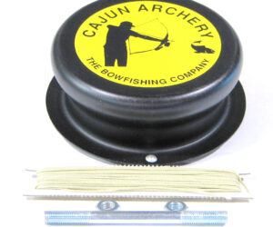 Cajun Screw On Drum Bowfishing Reel w/50 ft. 80 lb. Braided Line