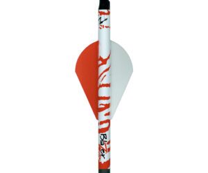 Bohning Blazer Arrow Wraps White/Red Tiger 4 in. 13 pk.