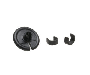 October Mountain Pin Point Kisser Button Black 9/16 in. 100 pk.