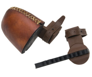 Selway Strap-on Rawhide Stick Quiver Recurve/Longbow 6 Arrow RH/LH
