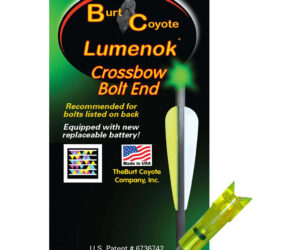 Lumenok Crossbow Nocks Green Moon Gold Tip 3 pk.