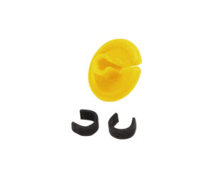 October Mountain String Love 2.0 Kisser Button Yellow 1 pk.