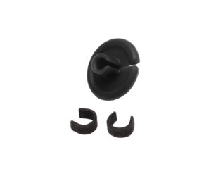 October Mountain String Love 2.0 Kisser Button Black 1 pk.