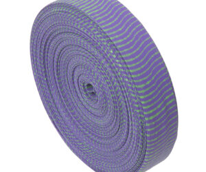 October Mountain VIBE String Silencers Purple/Green 85 ft.