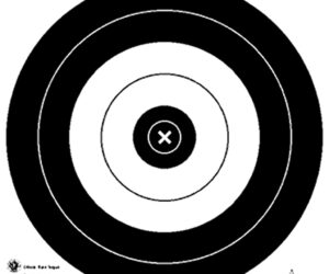Maple Leaf Target Face NFAA Field 65 cm. 25 pk.