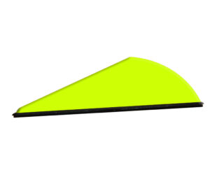 Q2i Rapt-X Vanes Neon Yellow 100 pk.
